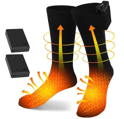 Calcetines térmicos eléctricos para hombres y mujeres,...