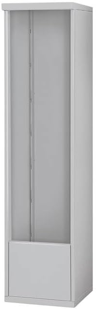 Salsbury Industries 3916S-ALM Free-Standing Enclosure for 3716 Single Column, Aluminum