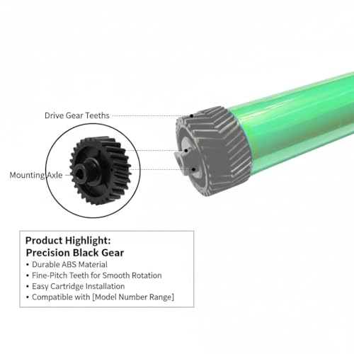 Image of CANOFF 12A OPC Green Drum Compatible for HP LaserJet -1010, 1012, 1015, 1020, 1050,1022N / M1005 MFP / M1319f MFP, 3015 AIO, 3020, 3030 Printers Toner Cartridge (Pack of 6pc. 12A Cartridge OPC Drum)