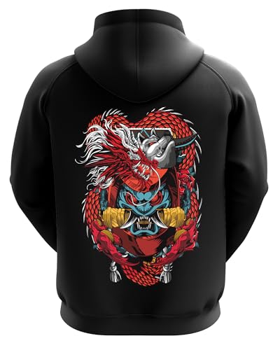 Image of fanideaz Mens Cotton Anime Sleeve Printed Hooded Sweatshrits for Men