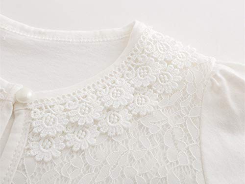 Little Girls' Long Short Sleeve Lace Bolero Cardigan Shrug Dress Cover up 2-11 Years (6#, 8-9T)4