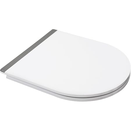 Durovin Toilettensitz Mit Absenkautomatik – U-Form, Schlankes Design, Soft-Close, Schnellverschluss (360x425x25 Mm)