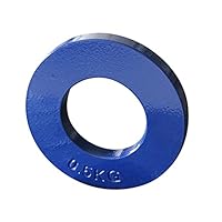 2 Disques De Musculation Micro-type Pour Haltères, En Caoutchouc, Avec