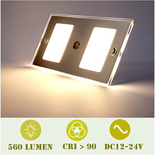 Acegoo AX-SM-DW Rv Dimmable Ceiling Dome Light 12V Acrylic Led Panel Light thumb #5