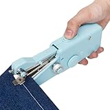Handheld Sewing Machine CS101,Sewing Machines for Beginners,Portable Electric Mini and Samll Hand Held Sewing Machines Kit for Adults and Kids Blue Set