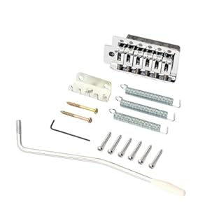 Electric guitar parts--this is a replacement tremolo bridge for guitar with a tremolo bridge,electric guitar part Electric guitar bridge saddle-- and testing is fine,roller saddle bridge Guita bridge parts--dear buyer, due to lighting effect, monitor...
