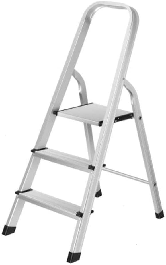 Escalera de aleación de aluminio ultraligera para uso familiar al aire libre, escalera gruesa y ultrafina para recoger árboles frutales y tareas domésticas