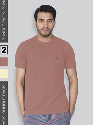 Image of Lux Nitro Pack of 2 Men's Round Neck Tshirt