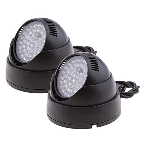 2X 12V Nachtsicht IR Infrarot 48 LED Licht Innen für CCTV Überwachungskamera
