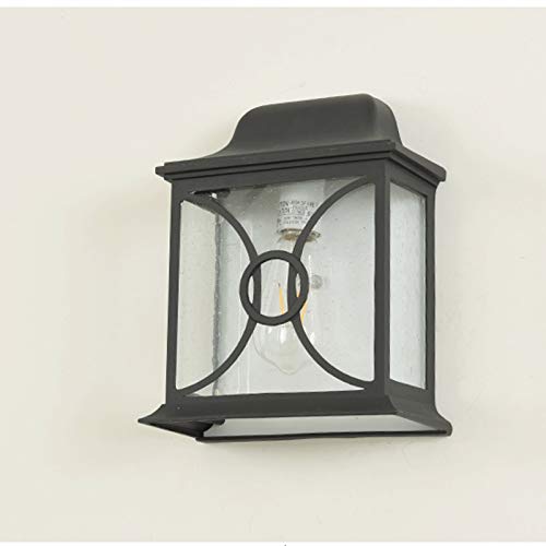 Applique extérieure étanche IP65 en aluminium et verre pour garage