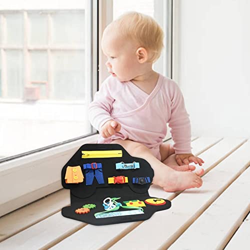 Busy Learning Boards Montessori Toys,Veículo se sentiu ocupado aprendendo placas - Brinquedos de apr