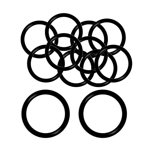 Othmro 10 Piezas Junta Tórica de Goma, 5,7mm de Diámetro de Alambre, 55mm OD, Junta de Tubería de Agua Hidráulica Aplicar para Junta Goma Fregadero Desague Fontaneria Reparación Rápida Automática Cover