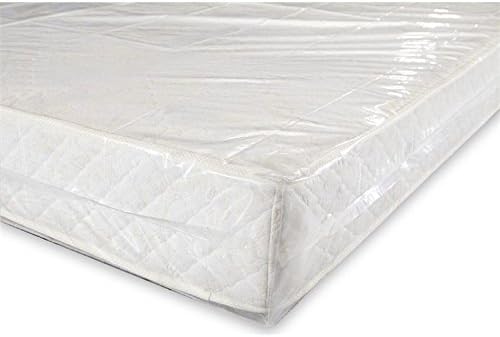 Pemberly Row 78" x 96" Plastic Mattress Bag for Storage & Moving Queen/King Size