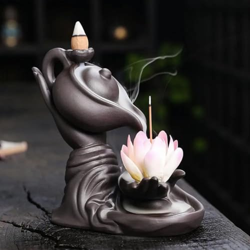 Brûleur d'encens à refoulement pour chasser le stress - 5