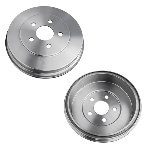 Image of Detroit Axle - 4pc Rear Brake Kit for 2001 2002 2003 2004 2005 | Dodge Stratus, Brake Drums Semi-Metallic Brakes Shoes Replacement