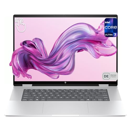 HP Envy x360 Ordinateur portable, 2 en 1, Intel Core Ultra 7 155U, écran tactile 16