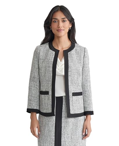Kasper Women's Framed Tweed Blazer