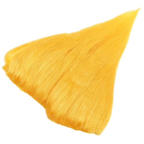 Peluca Amarilla Resistente ORFOFE con Diseño Original de Fuego Humano