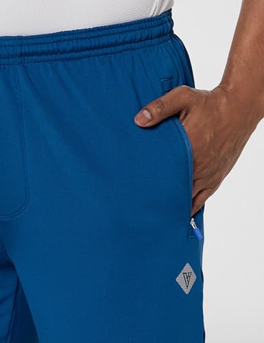 Image of Van Heusen Men's Regular Fit Mid Rise Active Sports Swift Dry Trackpants - 4 Way Stretch, Lightweight