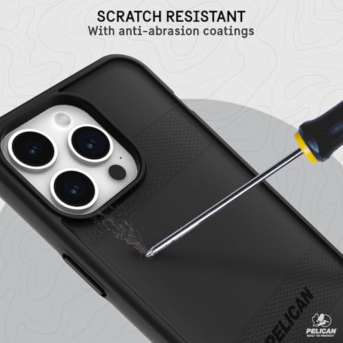 Pelican Protector iPhone 15 Pro Max Case - Rugged MagSafe Phone Case -Black - image 5