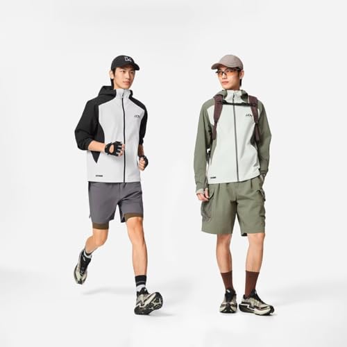 LI-NING Running Series Men's Reflective Light Windproof and Waterproof Sports Windbreaker Coat AFYV001 6