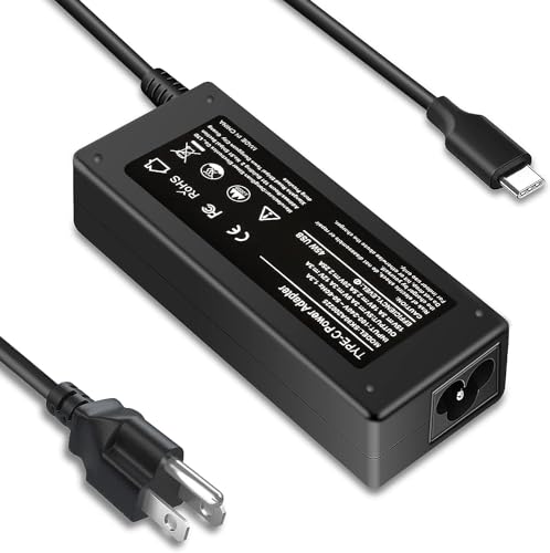Chargeur USB C 45W anti-surchauffe pour Chromebook X360 14-CA000 adaptateur secteur