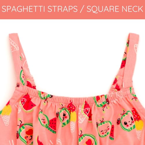 CoComelon Square Neck Cami Dress Infant to Little Kid Sizes (12 Months - 5)3