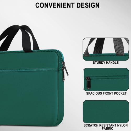 Image of Laptop Sleeve 15.6 Inch, Handbag Protective Computer Case with Front Pocket