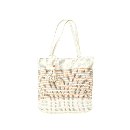 Sac fourre-tout de plage en paille fini les sacs lourds et encombrants en vacances