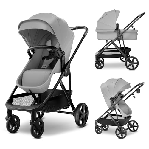 Rovee Bassinet Baby Stroller 2-in-1 Foldable
