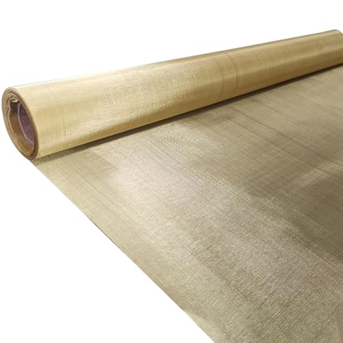 Messing Drahtgeflecht aus Messing 180 Maschenfilter Drahtgeflecht-Blätter Dichtes Filternetz Kupfersieb Filtergewebe für Filter & Füllkörper Lückenfüller Bauen von Löchern(Größe:1x3m,Farbe:180Mesh)