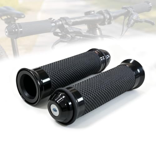 Zlokdraxy Puños Moto 22mm 24mm Contrapesos Manillar 2Pzas Goma