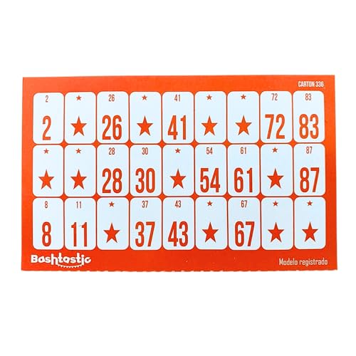 Genérico 600 Cartones para Bingo Tradicional De 90 Bolas (Verde