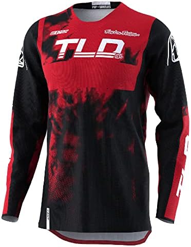 Troy Lee Designs Offroad Motocross Dirt Bike ATV Motorcycle Powersports Racing Jersey Shirt for Men, GP (Astro Red/Black, XL)