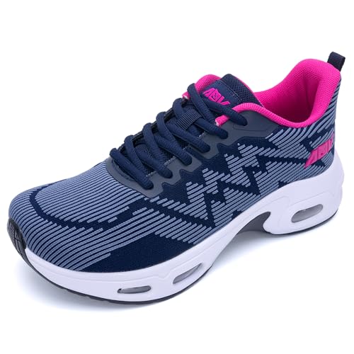 Image of AOV Women Arch Support Walking Shoes Orthotic Tennis Sneakers for Plantar Fasciitis Athletic Running Shoes