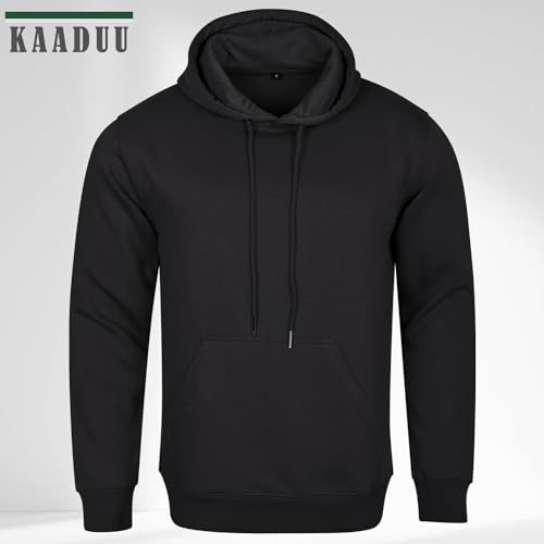 Men's Plain Hoodie Ultimate Sweatshirt, Heavyweight Fleece Hoodie, Cotton Sweatshirt Plain Hoodie for Men2