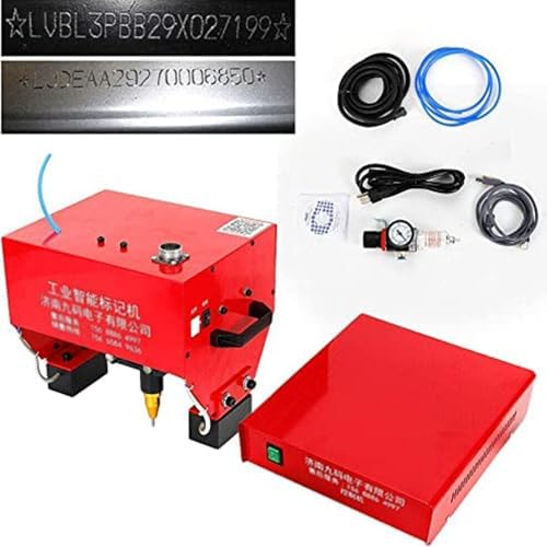 Pneumatic Dot Peen Marking Machine - Max Depth 1mm for Code, Serial Number, VIN & Letter Marking - Durable, Precise & Efficient Industrial Tool