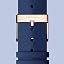 Blue - Rose Gold Buckle - Without Stitching