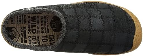 KEEN Men's Howser Harvest Recycled Leather Comfortable Indoor Outdoor Slip On Mules, Black/Birch, 9 | Image 2