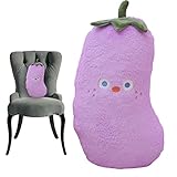 ↺Juguetes multifuncionales: almohada con forma de vegetal con una motosierra en la cabeza, lista para jugar, sentarse o usar como almohada. Al mismo tiempo, se puede utilizar como un juguete interactivo entre socios.