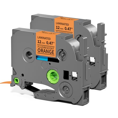 2�p�b�N ���x�����[�J�[�e�[�v 12mm 0.47�C���` �z���C�g �����p Brother P Touch Label Tape TZe-231 TZ-231 Brother Ptouch PT-D210 PT-H110 PT-D220 PT-D400�Ή�