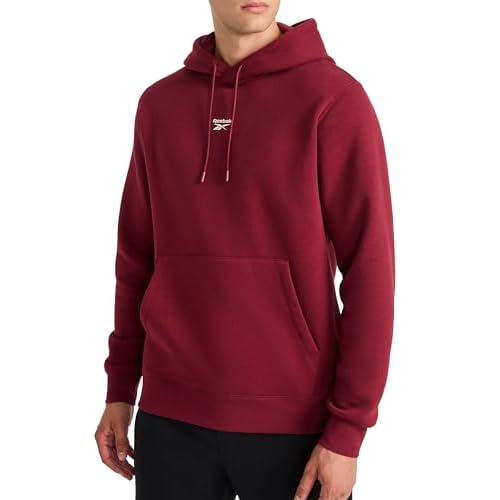 Reebok mens Finisher Hoodie, Standard Fit, Midweight Cotton-poly Fleece Fabric