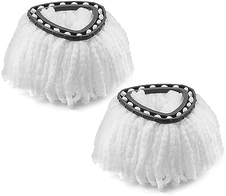 Spin Mop Head Replacement for Vileda EasyWring Turbo Mop Refill, 2-Pack