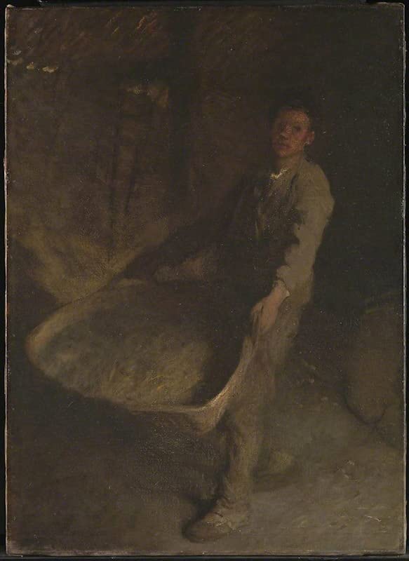 Tableau Il Ragazzo Del Contadino pour décoration chambre et salon vintage