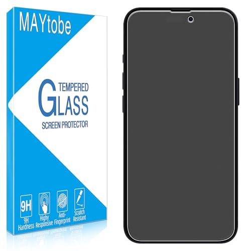 MAYtobe [2-Pack Matte Screen Protector for iPhone 14 Pro Tempered Glass Anti-Fingerprint Smooth as Silk Anti Scratch Anti-Reflection Easy to Install