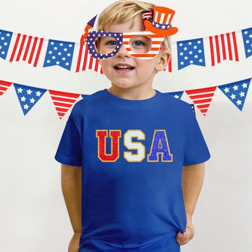 Kids American Flag Shirt Boys Girls Toddler 4th of July Tshirts Patriotic Tee Tops Independence Day Short Sleeve2