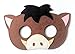 Lion King inspired masks set of 9 for Birthdays, Halloween Costumes, Party Supplies, Games and More - Comfortable, One-Size-Fits-Most Design - Premium Quality Eco-Felt and Fleece
