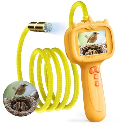 Kids Endoscope with Light, Borescope Snake Camera Toy for Kids,STEM Toys for Garden Camping Nature Exploration,Science Toy for Birthday Gifts for Boys...