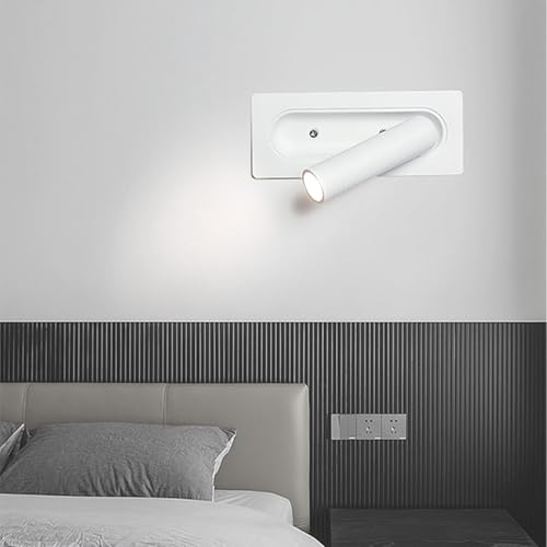 LED apliques de pared salón dormitorio con interruptor regulable