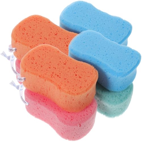 Pack de 8 esponjas de baño corporales para masaje y espuma en la ducha diaria